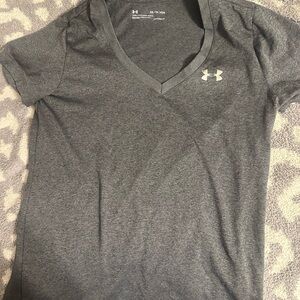 Under Armour Gray V-Neck T-Shirt